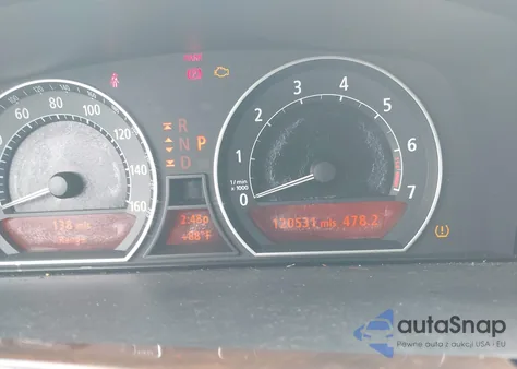 2007 BMW 750I z USA, uszkodzony, nr VIN WBAHL83597DT08140